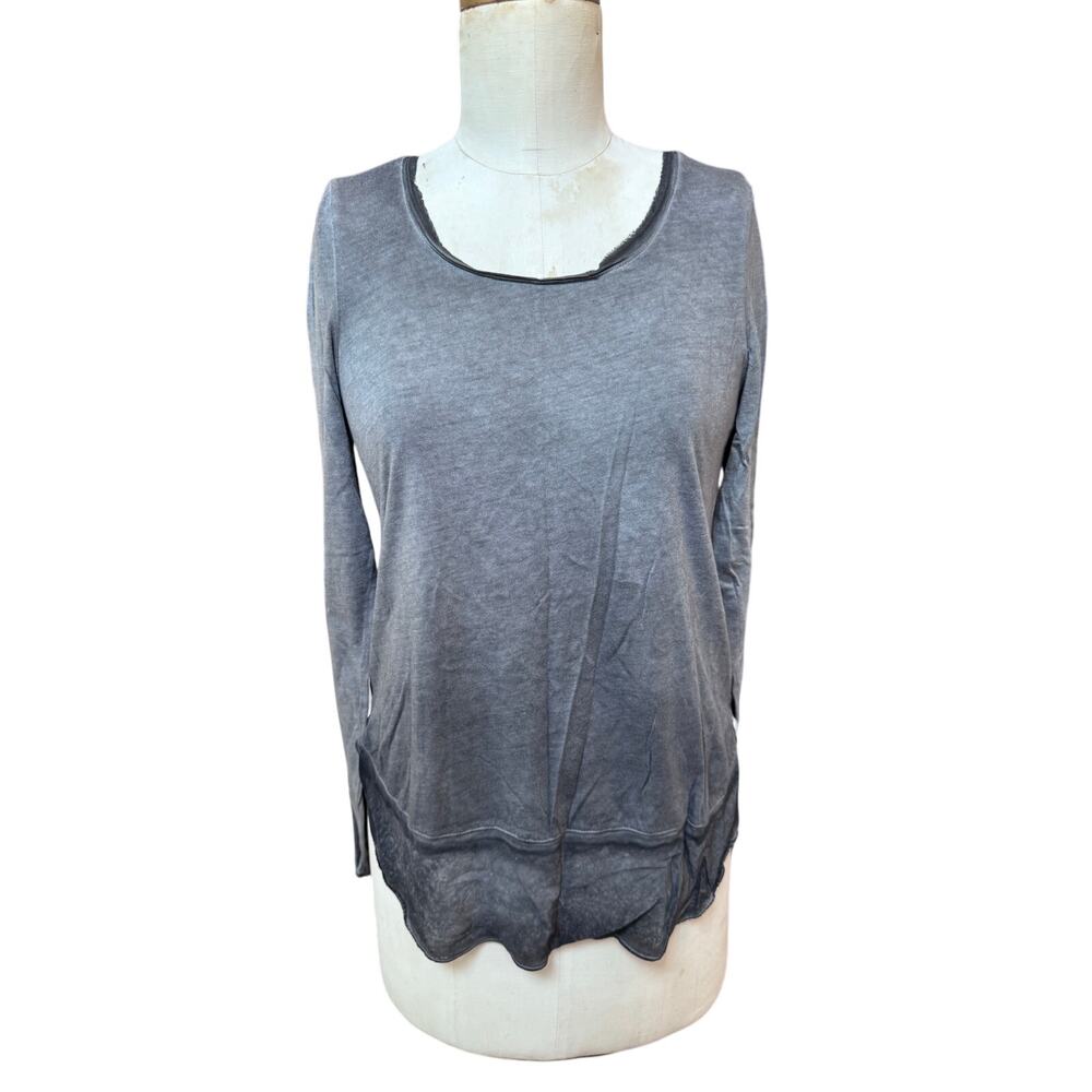 Henry Christ long sleeve soft shirt sz s gray